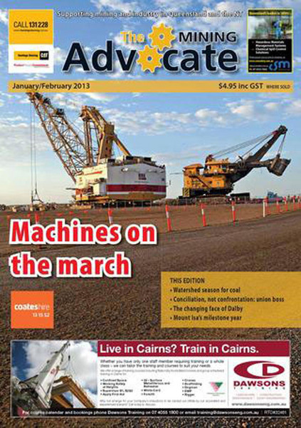 THE MINING ADVOCATE JAN/FEB 2013 FRONT COVER